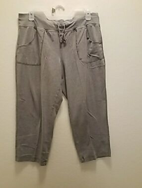 Men's Lightweight Gray Drawstring Joggers with Utility Pockets
